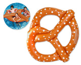 Giant Pretzel Inflatable Pool Float - Brown