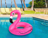 Giant Flamingo Inflatable Pool Float - Magenta