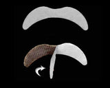 7 Pcs Fake Mustache Stickers Set for Costume Party - Black