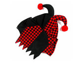 Halloween Clown Cosplay Dog Costume - Red and Black