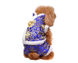 Chinese Traditional Style Clothes Dog Costume