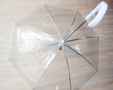 Pet Dog Umbrella with Dog Leash - Transparent