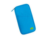 Multi-function Zipper Passport Wallet - Blue