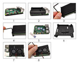 Heatsink Metal Case with Dual Fans for Raspberry Pi 4