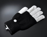 2 Pcs 6 Modes LED Flashing Finger Lighting Gloves - Black