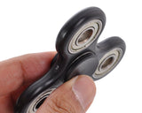 High Speed EDC Spinner Tri Bar Fidget Toy - Black