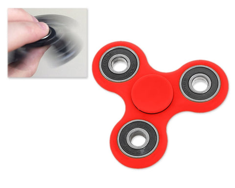 High Speed EDC Spinner Tri Bar Fidget Toy - Red