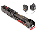 DS. DISTINCTIVE STYLE 1:87 Alloy Steam Locomotive Traction Engine Trains Toy Model with Music Light