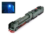 DS. DISTINCTIVE STYLE 1:87 Alloy Steam Locomotive Traction Engine Trains Toy Model with Music Light