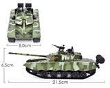 1:32 Alloy Diecast PRC Type 99 Main Battle Tank Toy Model