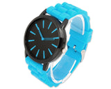 Geneva Ultrathin Jelly Silicone Unisex Lover Wrist Watch