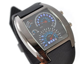 Digital LED Speedometer Men Women Unisex Sport Wrist Watch