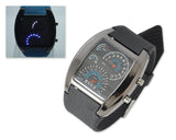 Digital LED Speedometer Men Women Unisex Sport Wrist Watch