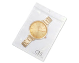 3 Pcs Geneva Women Round Quartz Analog Watch with Thin Alloy Band