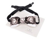 Men Cat Pattern Pre-tied Wedding Cotton Bow Tie