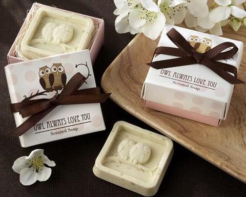 Lovely Wedding Favor Gift Soap - Owl Always Love You